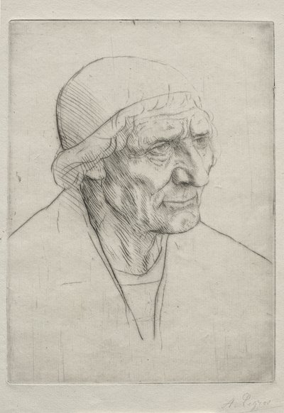 Siunaus Pää tekijältä Alphonse Legros