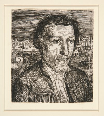 Puusepän pää (Carpenter tekijältä Alphonse Legros