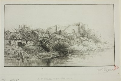Hylätty kylä tekijältä Alphonse Legros