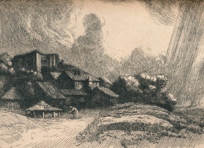 The Abbey Farm, 1893 tekijältä Alphonse Legros