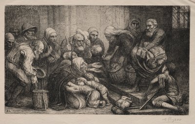 Bruggen kerjäläiset tekijältä Alphonse Legros
