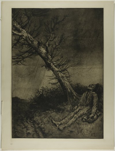 Vagabondin kuolema tekijältä Alphonse Legros