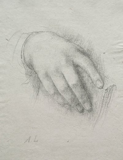 Nora E. Legrosin käsi. tekijältä Alphonse Legros