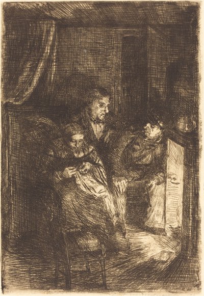 Takka (Le Foyer) tekijältä Alphonse Legros