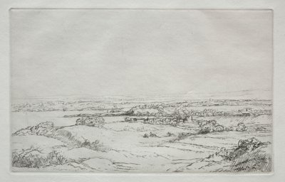 Niitty lähellä järveä (La Plaine Près Du Lac) tekijältä Alphonse Legros