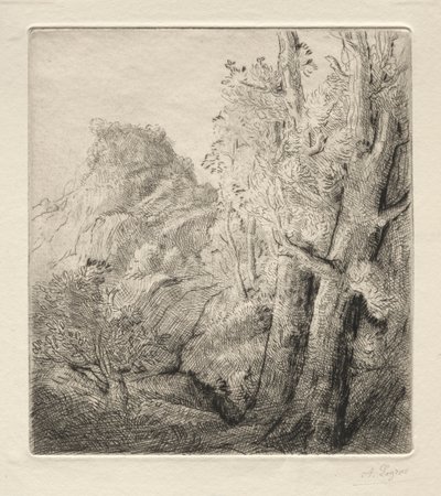 Vanha kaupunki. tekijältä Alphonse Legros