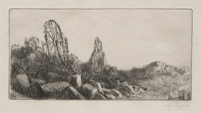 Montrougen vanhat kivilouhokset. tekijältä Alphonse Legros