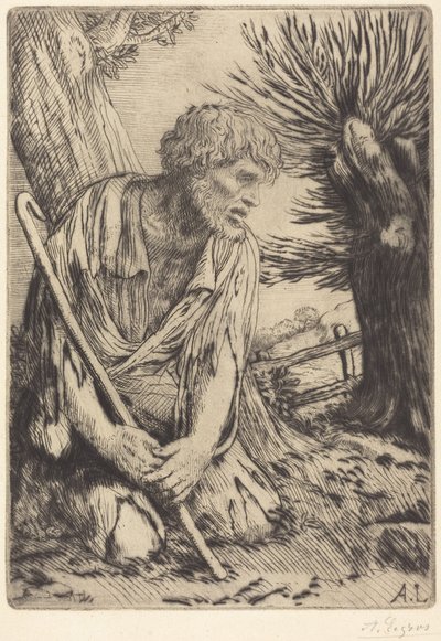 The Prodigal Son, 3. levy (Tuhlaajapoika) tekijältä Alphonse Legros