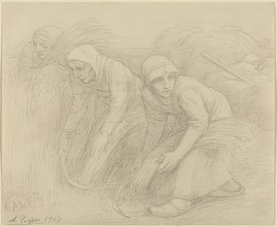 Sadonkorjaajat tekijältä Alphonse Legros