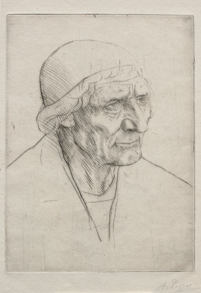 Siunaus Pää tekijältä Alphonse Legros