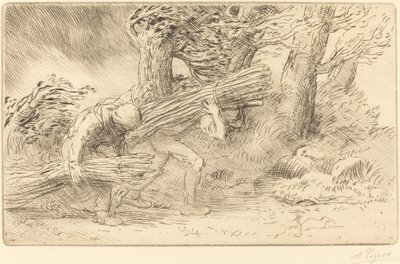 Oksienkeräilijät Les fagottiers. tekijältä Alphonse Legros