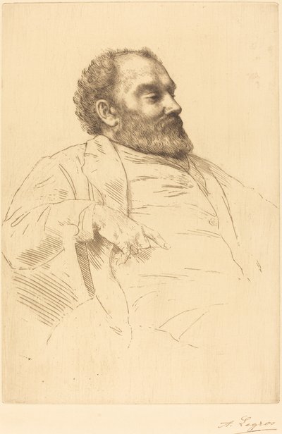 Val Prinsep, R.A. tekijältä Alphonse Legros