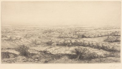 Laakso Burgundiassa (Une vallée en Bourgogne) tekijältä Alphonse Legros