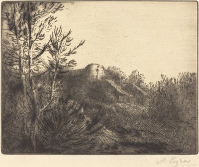 Näkymä maatilalle tekijältä Alphonse Legros