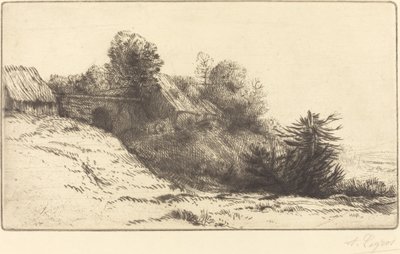 Näkymä maatilalle, 2. kilpi tekijältä Alphonse Legros