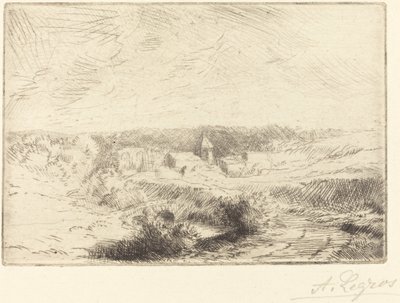 Wimillen kylä, lähellä Boulognea Village de Wimille, pres Boulogne. tekijältä Alphonse Legros