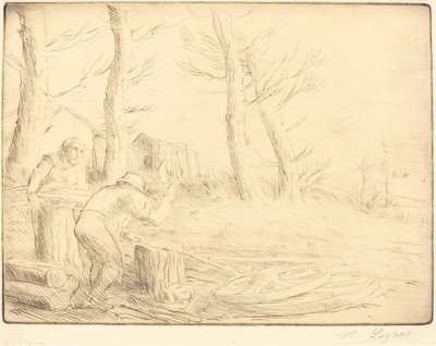 Wheelwright (Un charron) tekijältä Alphonse Legros
