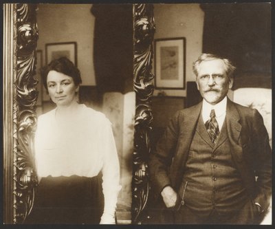 [Muotokuva Alphonse Muchasta ja hänen vaimostaan] tekijältä Alphonse Maria Mucha
