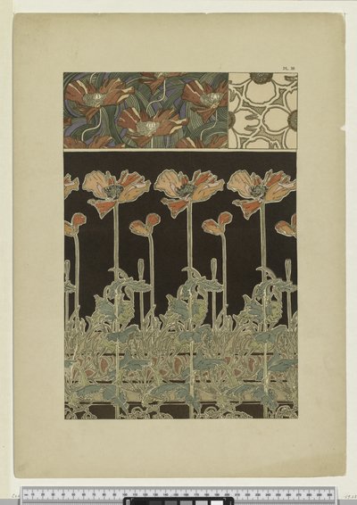 Asiakirjat koristeet: Lauta 38 tekijältä Alphonse Mucha