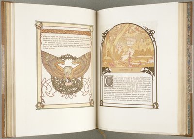 Kuvituksia teoksesta "Ilsee, Prinsessa de Tripoli" tekijältä Alphonse Mucha