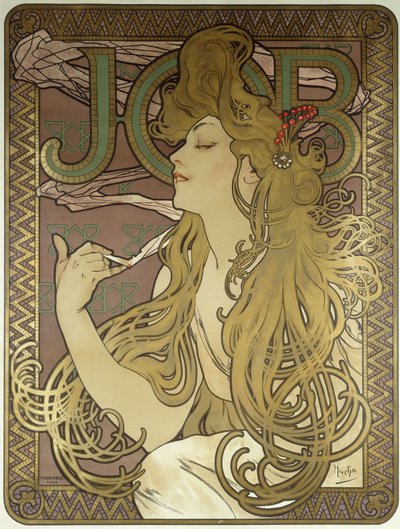 Job, 1896 tekijältä Alphonse Mucha