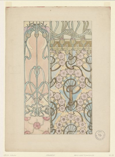 Ornamentti tekijältä Alphonse Mucha