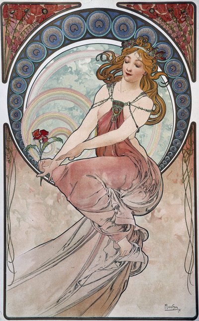 Maalaus - Mucha tekijältä Alphonse Mucha