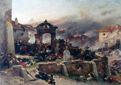 Neuville, Saint-Privatin hautausmaa tekijältä Alphonse Marie de Neuville