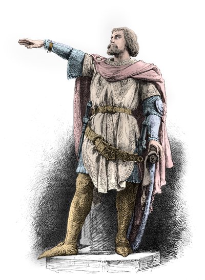 Jacob Van Artevelden muotokuva (kaiverrus) tekijältä Alphonse Marie de Neuville
