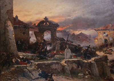 Saint-Privatin hautausmaa, 18. elokuuta 1870, 1881 tekijältä Alphonse Marie de Neuville