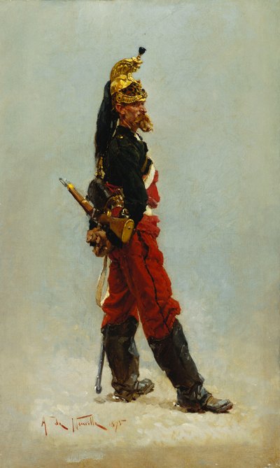 Un Dragon, 1875 tekijältä Alphonse Marie de Neuville