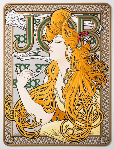 Mainosjuliste pehmopaperityöpaikalle, 1897. tekijältä Alphonse Mucha