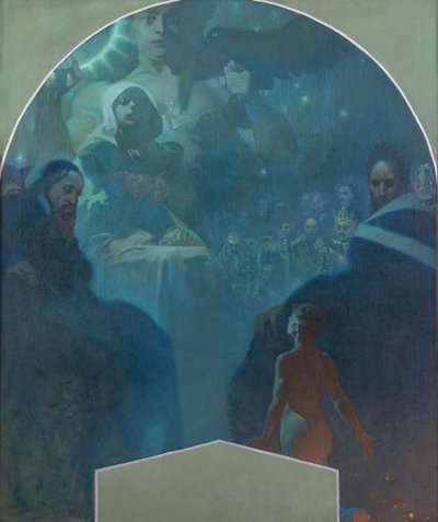 Omin voimin III, 1911 tekijältä Alphonse Mucha