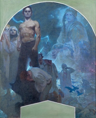 Omin voimin II, 1911 tekijältä Alphonse Mucha