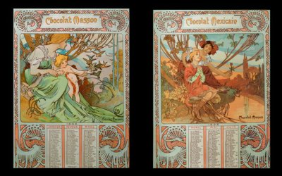 Suklaa Masson tekijältä Alphonse Mucha