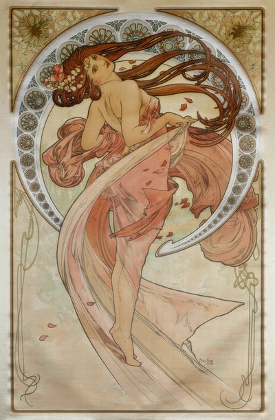 Tanssi tekijältä Alphonse Mucha