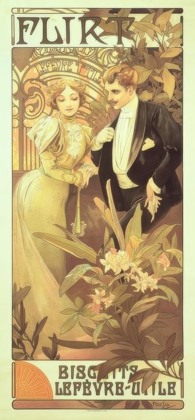 Flirttailla tekijältä Alphonse Mucha