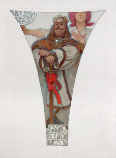 George Podebrady, 1911 tekijältä Alphonse Mucha