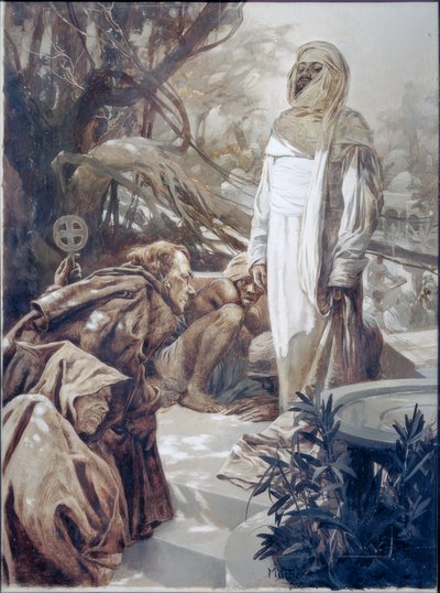 Espanjan historia, kuvitus tekijältä Alphonse Mucha