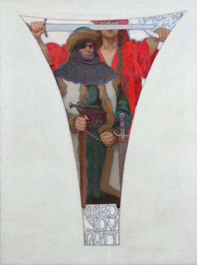 John Zizka, 1911 tekijältä Alphonse Mucha