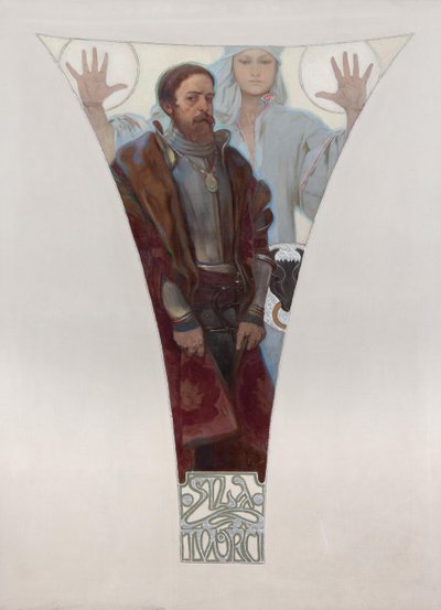John of Pernstein, 1911 tekijältä Alphonse Mucha