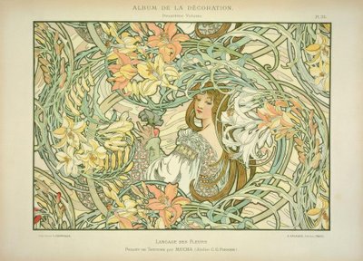 Lilie tekijältä Alphonse Mucha