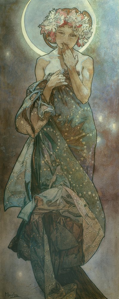 Kuutamo tekijältä Alphonse Mucha