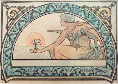 Seerose tekijältä Alphonse Mucha