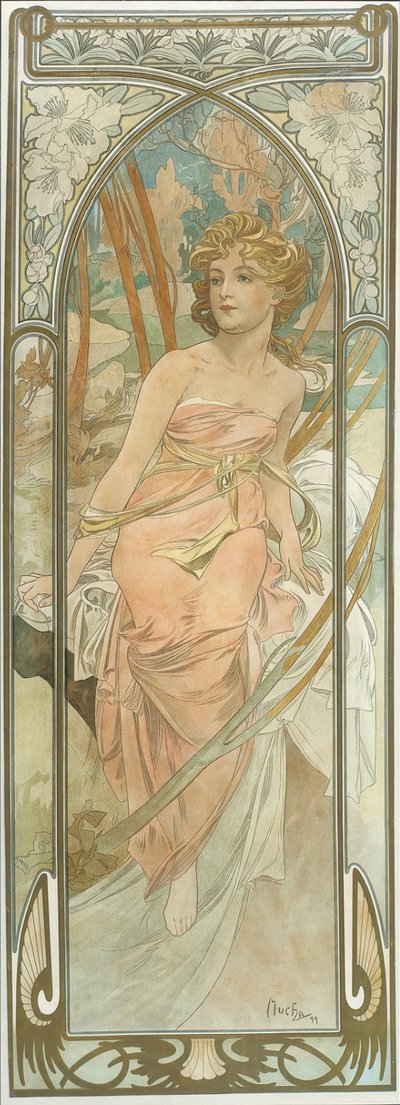 Päivän ajat: Aamuherätys tekijältä Alphonse Mucha