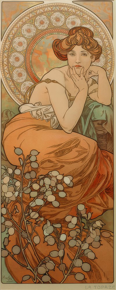 Topas tekijältä Alphonse Mucha