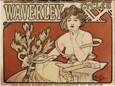 Waverleyn pyörät tekijältä Alphonse Mucha