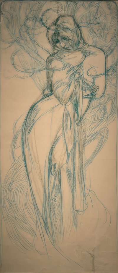 Talvi tekijältä Alphonse Mucha