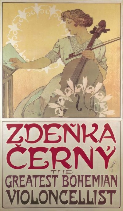 Zdenka Cerny tekijältä Alphonse Mucha