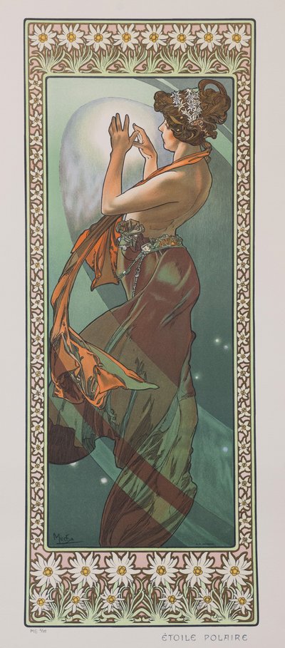 Pohjantähti, 1902. tekijältä Alphonse Mucha